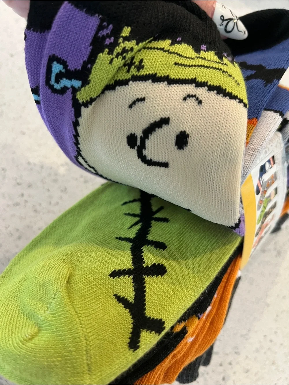 Peanuts Halloween Crew socks 6 pack with Snoopy 6-12